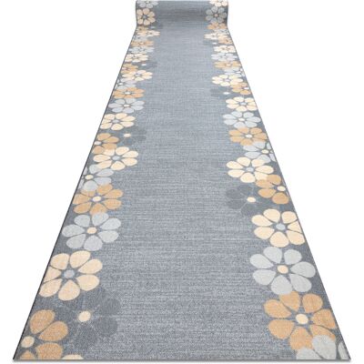 RUGSX Läufer Antirutsch Margaretka Blumen, Gummi Grau 120 Cm Grey 120x460 Cm RUGSX Läufer Antirutsch Margaretka Blumen, Gummi Grau 120 Cm Grey 120x460 Cm