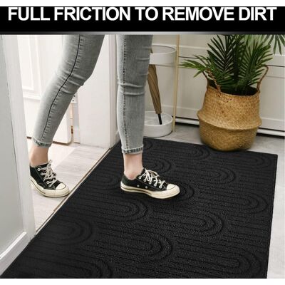 OEM Indoor-teppich – Schmutzfangmatte – Trockenmatte – Fußmatte Für Den Innenbereich – 60 X 90 Cm – Polypropylenfaser – Schwarz – Waschbar – Rutschfest – Für Den Innen- Und Außenbereich Geeignet OEM Indoor-teppich – Schmutzfangmatte – Trockenmatte – Fußmatte Für Den Innenbereich – 60 X 90 Cm – Polypropylenfaser – Schwarz – Waschbar – Rutschfest – Für Den Innen- Und Außenbereich Geeignet