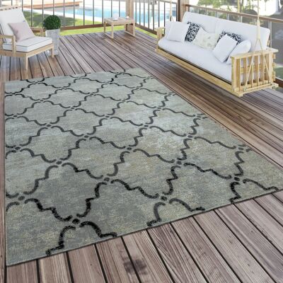 PACO HOME Vintage runder Teppich - 160cm Indoor/Outdoor PACO HOME Vintage runder Teppich - 160cm Indoor/Outdoor