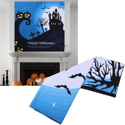 JUTE Dekorativer Wandteppich Für Partys, Halloween-serie, Diy-teppich, 150 X 150 Cm JUTE Dekorativer Wandteppich Für Partys, Halloween-serie, Diy-teppich, 150 X 150 Cm