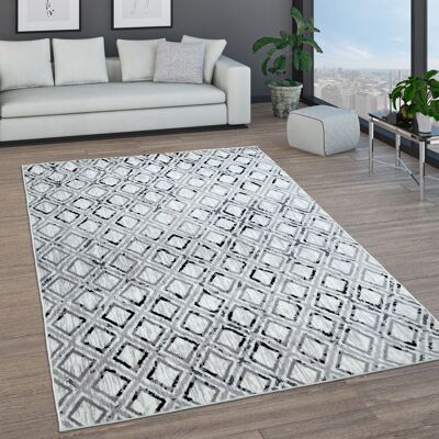 Paco Home Teppich Wohnzimmer Kurzflor Marokkanische Kreis Und Bordüren Muster Modern 60x100 Cm, Grau 13 Paco Home Teppich Wohnzimmer Kurzflor Marokkanische Kreis Und Bordüren Muster Modern 60x100 Cm, Grau 13