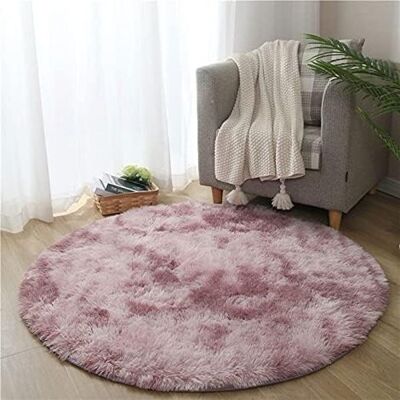 Runder Batik-teppich, Farbverlauf-netzteppich, Rot, Passender Bettvorleger, Hochflorteppich, Schlafzimmerteppich, Teppich Im Landhausstil, Dekorative Teppiche Für Mai - Groofoo (rosa - 60 Cm) Runder Batik-teppich, Farbverlauf-netzteppich, Rot, Passender Bettvorleger, Hochflorteppich, Schlafzimmerteppich, Teppich Im Landhausstil, Dekorative Teppiche Für Mai - Groofoo (rosa - 60 Cm)
