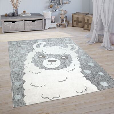 Paco Home Kinderteppich Kinderzimmer Outdoorteppich Spielteppich Lama Motiv Modern Grau 200x280 Cm Paco Home Kinderteppich Kinderzimmer Outdoorteppich Spielteppich Lama Motiv Modern Grau 200x280 Cm