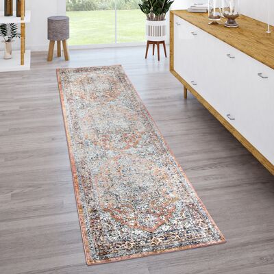 Paco Home Teppich Wohnzimmer Kurzflor Vintage Oriental Muster Ornamente Bordüre Rot Blau 60x100 Cm Paco Home Teppich Wohnzimmer Kurzflor Vintage Oriental Muster Ornamente Bordüre Rot Blau 60x100 Cm