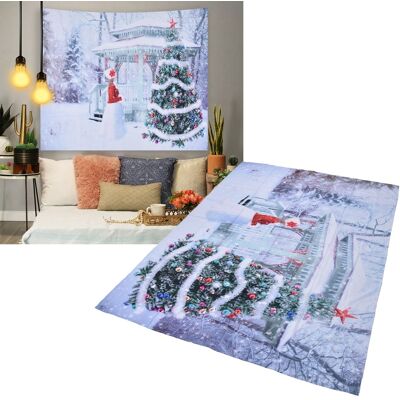JUTE Dekorativer Wandteppich Mit Weihnachtsbaummotiv, 230 X 180 Cm JUTE Dekorativer Wandteppich Mit Weihnachtsbaummotiv, 230 X 180 Cm