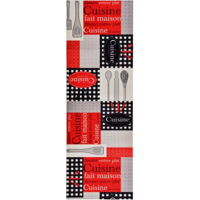 vidaXL Küchenfußmatte Waschbar Mehrfarbig 45x150 cm - Fußmatte vidaXL Küchenfußmatte Waschbar Mehrfarbig 45x150 cm - Fußmatte