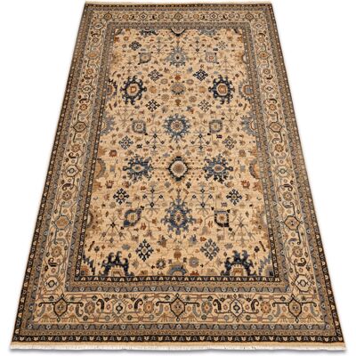 RUGSX Teppich Wolle Keshan Franse, Orientalisch Klassisch 7521/53555 Beige / Dunkelblau Beige 300x380 Cm RUGSX Teppich Wolle Keshan Franse, Orientalisch Klassisch 7521/53555 Beige / Dunkelblau Beige 300x380 Cm