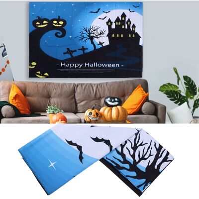 JUTE Dekorativer Wandteppich Für Partys, Halloween-serie, Diy-teppich, 200 X 150 Cm JUTE Dekorativer Wandteppich Für Partys, Halloween-serie, Diy-teppich, 200 X 150 Cm