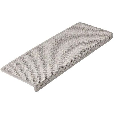 FLOORDIREKT Stufenmatte Sabang Sisaloptik Silber Rechteckig 23,5 X 65 Cm FLOORDIREKT Stufenmatte Sabang Sisaloptik Silber Rechteckig 23,5 X 65 Cm