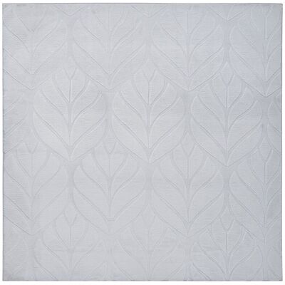 BELIANI Kunstfellteppich Mitchell Hellgrau 160 X 160 Cm BELIANI Kunstfellteppich Mitchell Hellgrau 160 X 160 Cm