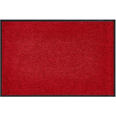 Fußmatte, Schmutzfangmatte, Fußabtreter, Türmatte, Sauberlaufmatte, Waschbar, Pflegeleicht Und Strapazierfähig, Rot, 150 X 90 X 0,7 Cm - Homcom Fußmatte, Schmutzfangmatte, Fußabtreter, Türmatte, Sauberlaufmatte, Waschbar, Pflegeleicht Und Strapazierfähig, Rot, 150 X 90 X 0,7 Cm - Homcom