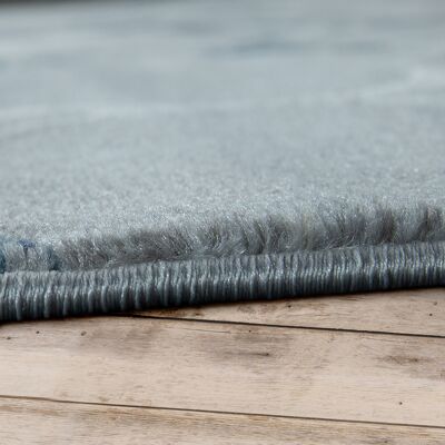 Paco Home Kurzflor Teppich Modern Marokkanisches Muster Vintage Style Ombre Look Grau Blau 80x150 Cm Paco Home Kurzflor Teppich Modern Marokkanisches Muster Vintage Style Ombre Look Grau Blau 80x150 Cm