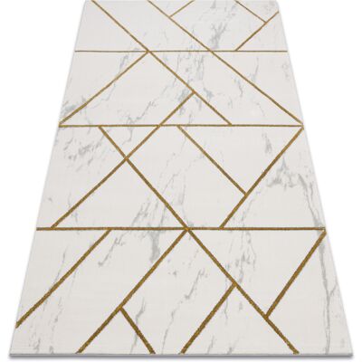 RUGSX Exklusiv Emerald Teppich 1012 Glamour, Stilvoll Geometrisch Marmor Creme / Gold Beige 160x220 Cm RUGSX Exklusiv Emerald Teppich 1012 Glamour, Stilvoll Geometrisch Marmor Creme / Gold Beige 160x220 Cm