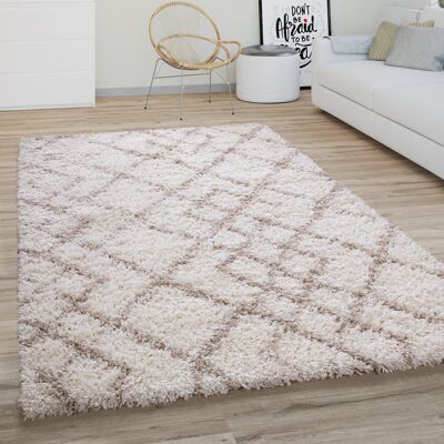 Paco Home Langflor Shaggy Teppich Boho Skandinavisch 80cm - Teppich Paco Home Langflor Shaggy Teppich Boho Skandinavisch 80cm - Teppich