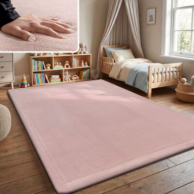 Paco Home Kinderteppich Kinderzimmer Teppich Baby Spielteppich Flauschig Rutschfest Deko Pink, 200x350 Cm Paco Home Kinderteppich Kinderzimmer Teppich Baby Spielteppich Flauschig Rutschfest Deko Pink, 200x350 Cm