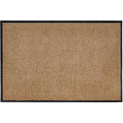 Homcom, Fußmatte, Schmutzfangmatte, Fußabtreter, Türmatte, Sauberlaufmatte, Waschbar, Pflegeleicht Und Strapazierfähig, Beige, 90 X 60 X 0,7 Cm Homcom, Fußmatte, Schmutzfangmatte, Fußabtreter, Türmatte, Sauberlaufmatte, Waschbar, Pflegeleicht Und Strapazierfähig, Beige, 90 X 60 X 0,7 Cm