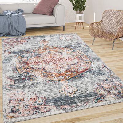Paco Home Teppich Wohnzimmer Kurzflor Vintage Moderne Orient Optik Abstrakt Gau Rot Gelb 60x100 Cm Paco Home Teppich Wohnzimmer Kurzflor Vintage Moderne Orient Optik Abstrakt Gau Rot Gelb 60x100 Cm