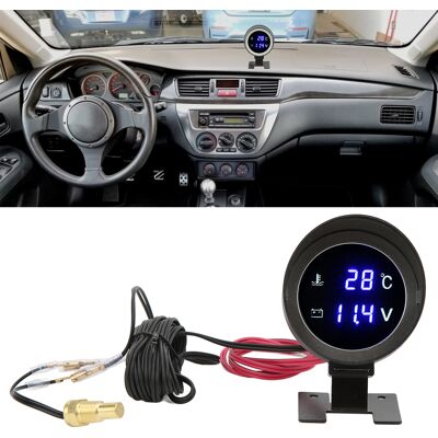 JUTE (meikeduo Exklusivshop) Fahrzeugmodifikation: Rundes Led-armaturenbrett Mit Wassertemperatur- Und Spannungsanzeige. JUTE (meikeduo Exklusivshop) Fahrzeugmodifikation: Rundes Led-armaturenbrett Mit Wassertemperatur- Und Spannungsanzeige.