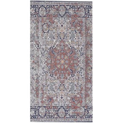 Beliani Mehrfarbiger Polyester Baumwoll Teppich 80x150cm - Orientalisches Muster Beliani Mehrfarbiger Polyester Baumwoll Teppich 80x150cm - Orientalisches Muster