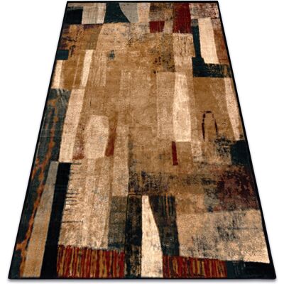 RugsX Omega Kioto Roter Wollteppich - Teppich RugsX Omega Kioto Roter Wollteppich - Teppich
