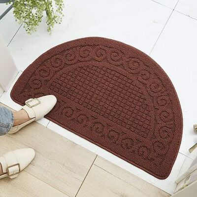 OEM Fußmatte Für Den Innenbereich, Strapazierfähige, Rutschfeste Matte, Saugfähige Matte, Maschinenwaschbare Fußmatte 40 X 63 Cm, Braun OEM Fußmatte Für Den Innenbereich, Strapazierfähige, Rutschfeste Matte, Saugfähige Matte, Maschinenwaschbare Fußmatte 40 X 63 Cm, Braun