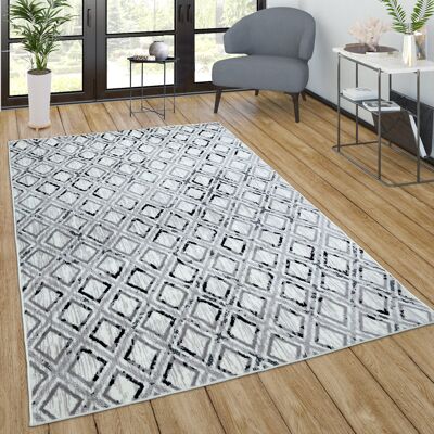 Paco Home Teppich Wohnzimmer Kurzflor Vintage Modernes Skandinavisches Muster Grau Creme 60x100 Cm Paco Home Teppich Wohnzimmer Kurzflor Vintage Modernes Skandinavisches Muster Grau Creme 60x100 Cm
