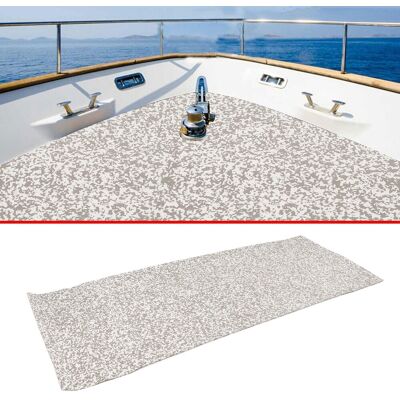 JUTE Eva-deckmatte In Tarnmuster Für Yachten/boote, Rutschfest, 240 X 90 Cm, Grau/weiß (große Größe) (übergewicht) JUTE Eva-deckmatte In Tarnmuster Für Yachten/boote, Rutschfest, 240 X 90 Cm, Grau/weiß (große Größe) (übergewicht)