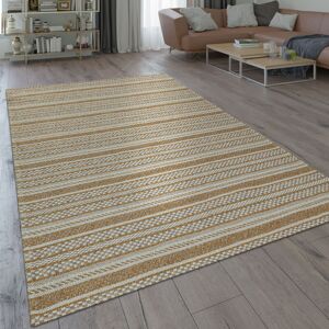 Paco Home - Teppich Wohnzimmer Muster Orientalisch Modern Beige Braun Natur 60x100 cm