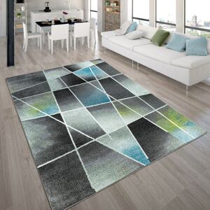 Paco Home - Wohnzimmer-Teppich, Kurzflor-Teppich Mit Abstraktem Muster Farbverlauf, In Bunt 60x100 cm