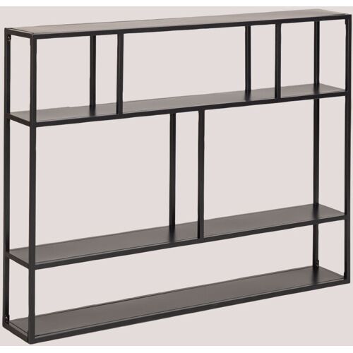 Sklum - Modulares Wandregal aus Metall (120 cm) Thura Schwarz Carbon