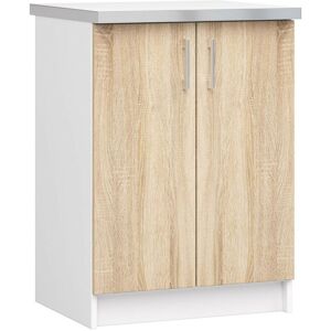 Küchenschrank Akord Lima Modular S60 Unterschrank Mit Arbeitsplatte Weiß 60 Cm 2 Türen 2 Ebenen Front Sonoma-eiche B60 X H82 X T44,5 Cm Küchenschrank Akord Lima Modular S60 Unterschrank Mit Arbeitsplatte Weiß 60 Cm 2 Türen 2 Ebenen Front Sonoma-eiche B60 X H82 X T44,5 Cm