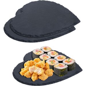 Neptune Set mit 2 Schiefertafeln – 20 x 20 cm – Für Sushi, Käse, Tischdekoration Neptune Set mit 2 Schiefertafeln – 20 x 20 cm – Für Sushi, Käse, Tischdekoration
