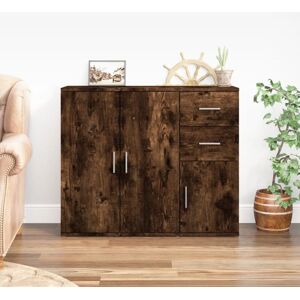 Sideboard Räuchereiche 91x29,5x75 Cm Holzwerkstoff - Vidaxl Sideboard Räuchereiche 91x29,5x75 Cm Holzwerkstoff - Vidaxl