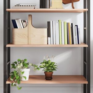 Wandregal Hellbraun 100x40x2 Cm Massivholz Eiche Behandelt - Vidaxl Wandregal Hellbraun 100x40x2 Cm Massivholz Eiche Behandelt - Vidaxl