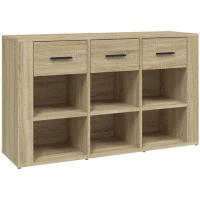 Sideboard Sonoma-eiche 100x30x59,5 Cm Holzwerkstoff Vidaxl Sideboard Sonoma-eiche 100x30x59,5 Cm Holzwerkstoff Vidaxl