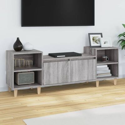 Vidaxl - Tv-schrank Grau Sonoma 160x35x55 Cm Holzwerkstoff Vidaxl - Tv-schrank Grau Sonoma 160x35x55 Cm Holzwerkstoff