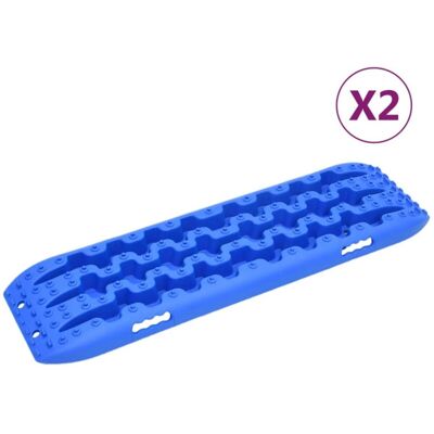 Traktionsmatten 2 Stk. Blau 106x30,5x7 Cm Nylon - Vidaxl Traktionsmatten 2 Stk. Blau 106x30,5x7 Cm Nylon - Vidaxl