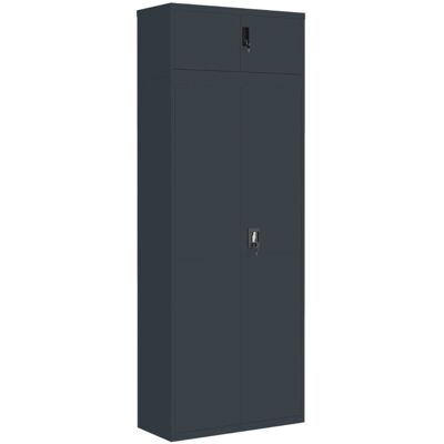vidaXL Stahl-Archivschrank 90x40x240 cm - Büromöbel vidaXL Stahl-Archivschrank 90x40x240 cm - Büromöbel