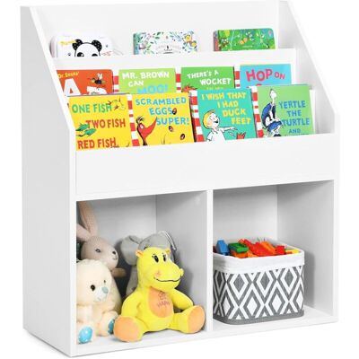 COSTWAY Kinderregal - 3-Etagen Spielzeugregal - Kinderzimmer-Organizer COSTWAY Kinderregal - 3-Etagen Spielzeugregal - Kinderzimmer-Organizer