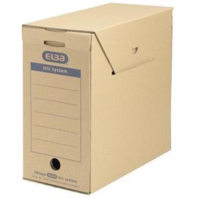 ELBA Archiv-Box Standard 158x333x308mm - Wellpappe natur ELBA Archiv-Box Standard 158x333x308mm - Wellpappe natur