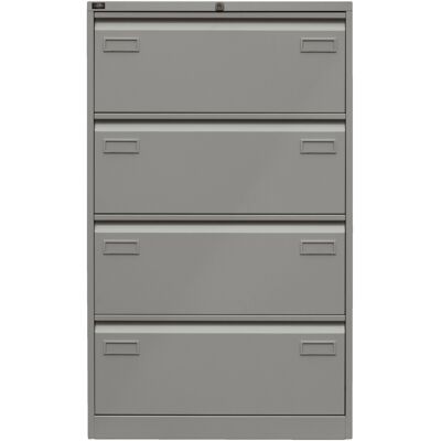 Bisley Hängeregistratur Schrank Light - 4 Schübe Silber Bisley Hängeregistratur Schrank Light - 4 Schübe Silber