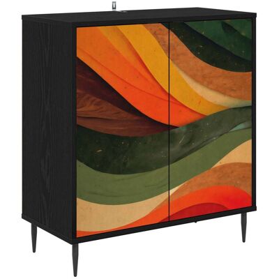 Sideboard Bonn Schwarz Eichen-optik 69 X 33 X 76 Cm Vidaxl Sideboard Bonn Schwarz Eichen-optik 69 X 33 X 76 Cm Vidaxl