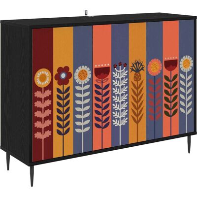 Sideboard Essen Schwarz Eichen-optik 102 X 33 X 76 Cm Vidaxl Sideboard Essen Schwarz Eichen-optik 102 X 33 X 76 Cm Vidaxl
