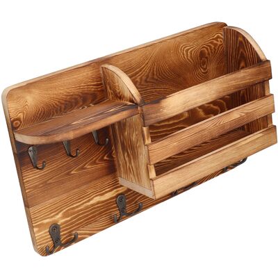 HEAT Wandregal, Vielseitig Einsetzbar, Kreativer Vintage-holzaufbewahrungshalter Für Wohnzimmer/arbeitszimmer HEAT Wandregal, Vielseitig Einsetzbar, Kreativer Vintage-holzaufbewahrungshalter Für Wohnzimmer/arbeitszimmer