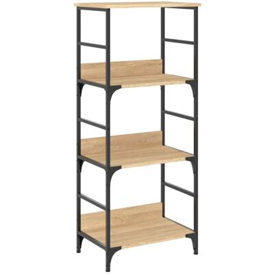 Bücherregal Sonoma-eiche 50x33x117,5 Cm Holzwerkstoff Vidaxl Bücherregal Sonoma-eiche 50x33x117,5 Cm Holzwerkstoff Vidaxl