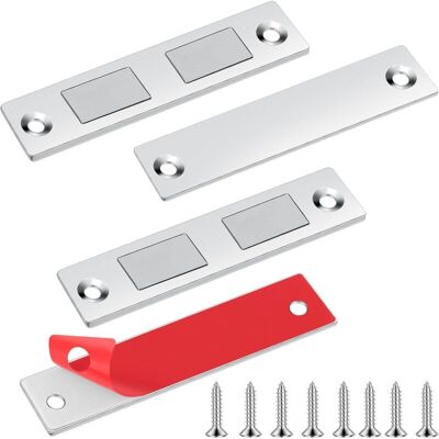 OEM Magnetische Schranktürverschlüsse, 2 Stück Ultradünne, Leistungsstarke Magnetverschlüsse Für Küchenschranktüren, Magnetriegel, Schraubriegel Für Schubladen, Kleiderschränke Und Schiebetüren OEM Magnetische Schranktürverschlüsse, 2 Stück Ultradünne, Leistungsstarke Magnetverschlüsse Für Küchenschranktüren, Magnetriegel, Schraubriegel Für Schubladen, Kleiderschränke Und Schiebetüren