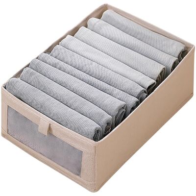OEM Faltbare Aufbewahrungsbox 40 X 27 X 17 Cm Mit Sichtfenster, Kleiderschrank-organizer OEM Faltbare Aufbewahrungsbox 40 X 27 X 17 Cm Mit Sichtfenster, Kleiderschrank-organizer