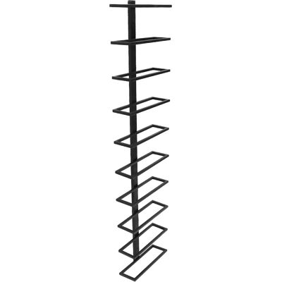 HALOYO Weinregal Aus Metall Flaschenhalter Flaschenregal Aufbewahrungsregal Für 10 Flaschen Wandregal Hängeregal 116cm HALOYO Weinregal Aus Metall Flaschenhalter Flaschenregal Aufbewahrungsregal Für 10 Flaschen Wandregal Hängeregal 116cm