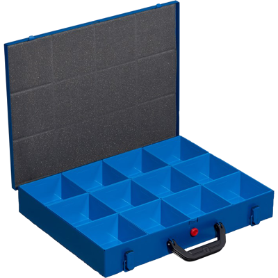 Allit Metallkassette Mit 12 Behältern, 440 X 390 X 70 Mm Allit Metallkassette Mit 12 Behältern, 440 X 390 X 70 Mm