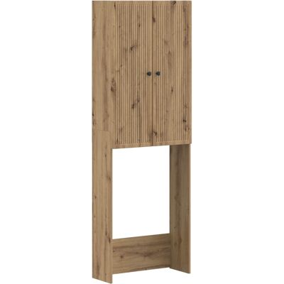Vidaxl Toilet Cabinet Ede Artisan Oak 66 X 25.5 X 190 Cm Vidaxl Toilet Cabinet Ede Artisan Oak 66 X 25.5 X 190 Cm